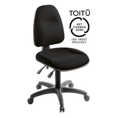 Eden Spectrum Heavy Duty 200kg 2 Lever Highback Ergonomic Chair Black