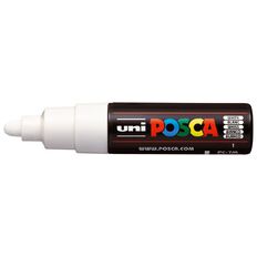 Uni Posca Marker 4.5-5.5mm Bold Bullet White