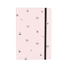 Uniti Stationery Urban Noir Bow & Cherry Hard Cover Notebook