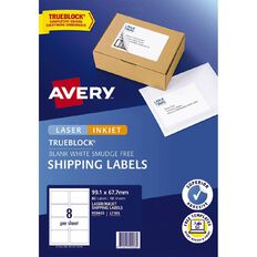 Avery Internet Shipping Labels 10 Pack 8 Per Sheet