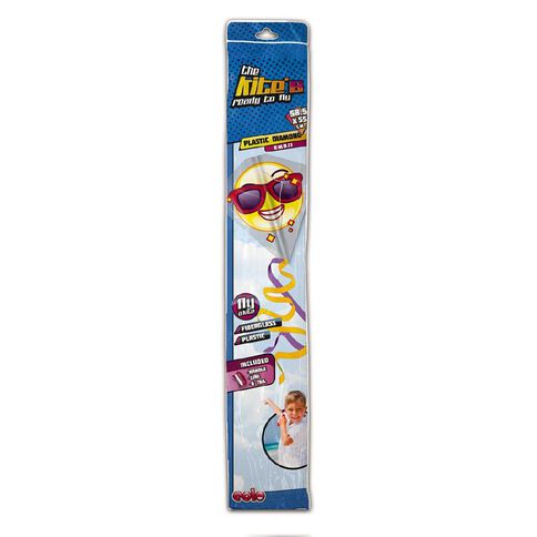 EOLO Ready To Fly Plastic Diamond Kite Emoji