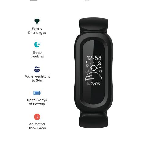 Fitbit Ace 3 Black/Racer Red