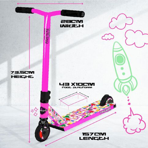 MADD Gear Whip Tacker-X Scooter Lolly Mix Pink
