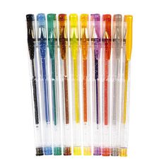 WS Gel Pens Sparkle Multi-Coloured 10 Pack
