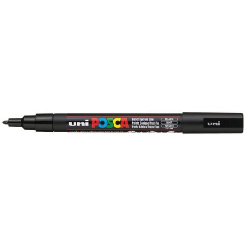 Uni Posca Marker 0.9-1.3mm Fine Black