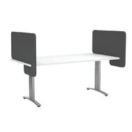 Boyd Visuals Desk Divider Dark Grey 540mm x 800mm