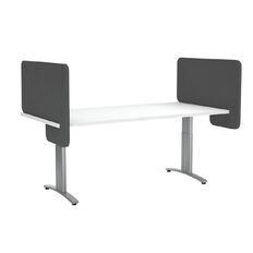 Boyd Visuals Desk Divider Dark Grey 540mm x 800mm