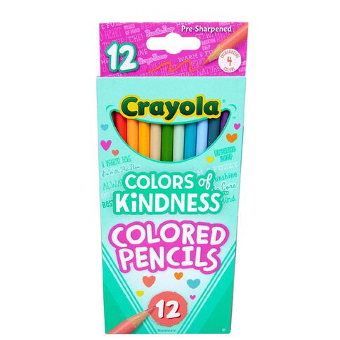 Crayola 12 Pack Colors of Kindness Colored Pencils