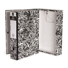 Impact Mottle Foolscap Box File Multi-Coloured