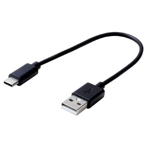 Tech.Inc USB-A To USB-C Cable 15cm Black