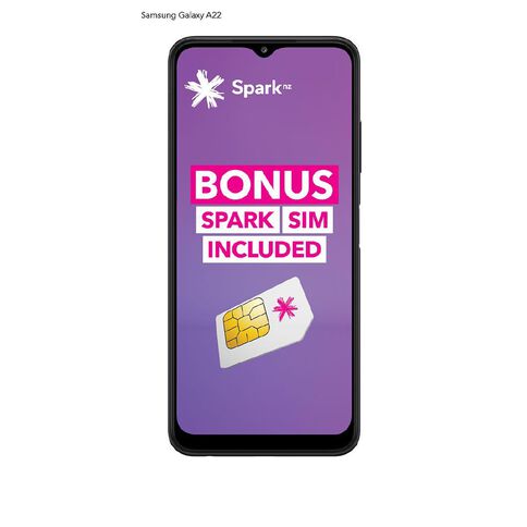Samsung Galaxy A22 4GB 5G Sim Bundle Violet