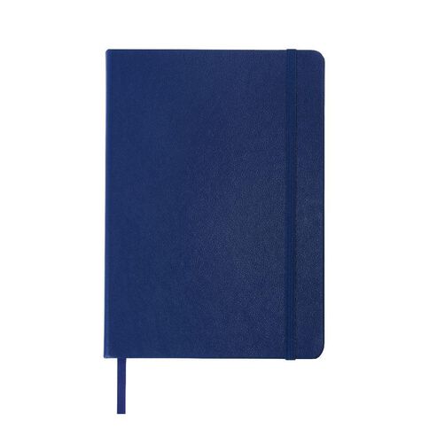 WS Recycled PU Hard Cover Notebook Blue A5