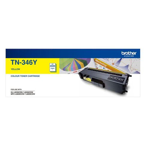 Brother Toner TN346 Yellow (3500 Pages)