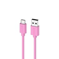 Moki USB-A to USB-C SynCharge Cable 1m - Soft Pink