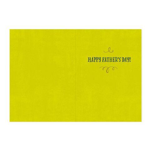 John Sands Father's Day Card Dad Hum Dad Relish Pickle Character