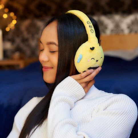 Squishmallows Plush Bluetooth Wireless Headphones - Sunny The Bee