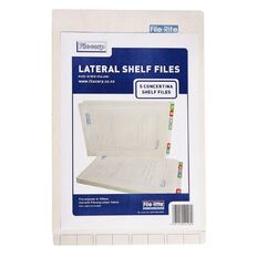 Filecorp 2016 Concertina Shelf File 5 Pack White