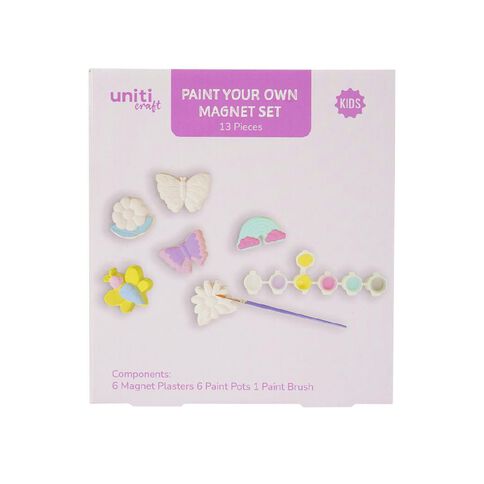 Uniti Paint Your Own Magnet Set 13 Pieces