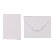 Uniti Mini Cards & Envelopes White 6 Pack