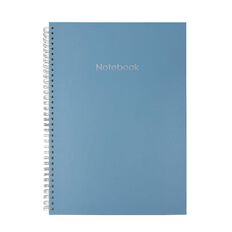 Uniti Colour Pop Hardcover Spiral Notebook Blue Mid A4