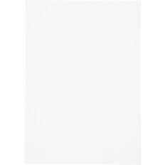 WS Unruled Pad 50 Sheets White A4