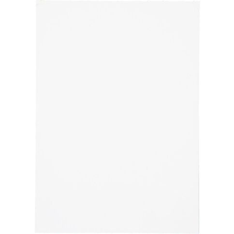 WS Unruled Pad 50 Sheets White A4