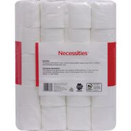 Necessities Brand Toilet Tissue 40 Pack White