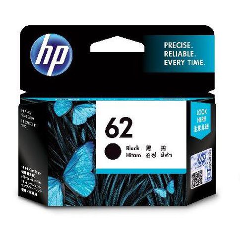 HP Ink 62 Black (200 Pages)