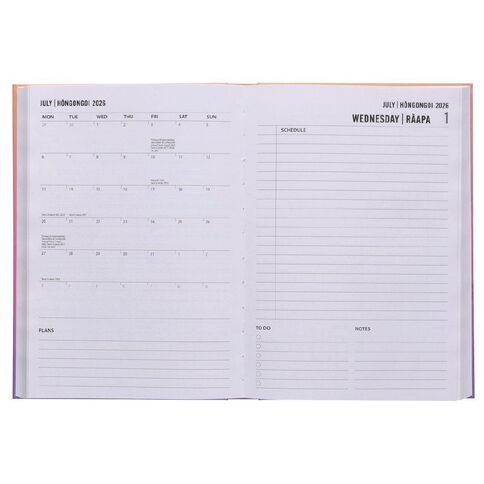 WS 2026 Diary Day to Page A5 Ombre