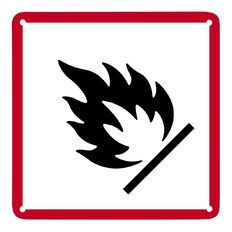 WS Fire Sign Small 300mm x 300mm