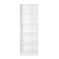 Living & Co Mason Bookcase 5 Tier White