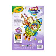 Crayola 96 Page Coloring Book with Stickers Uni Creatures