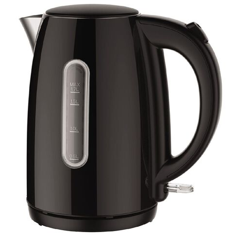 Living & Co Stainless Steel Kettle 1.7L Black