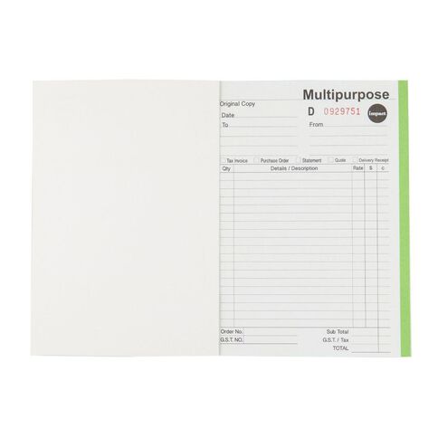 WS Multibook Duplicate NCR 50 Forms A5