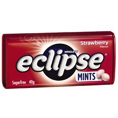 Eclipse Strawberry Mints Sugar Free Large Tin 40g