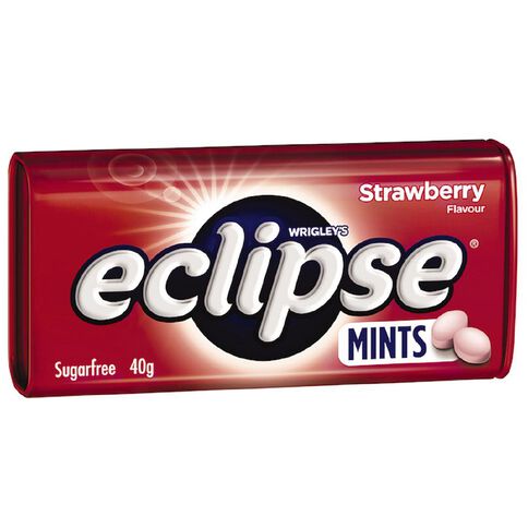 Eclipse Strawberry Mints Sugar Free Large Tin 40g