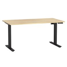 Agile Electric Height Adjustable Desk 1500 Atlantic Oak/Black