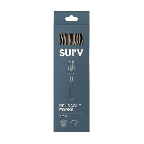 SURV. Reuseable Forks 10 Pack