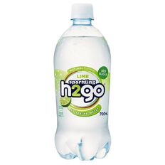 H2go Flavoured Water Sparkling Lime 700ml