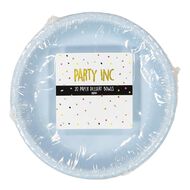Party Inc Paper Bowls Pastel Blue Mid 20 Pack