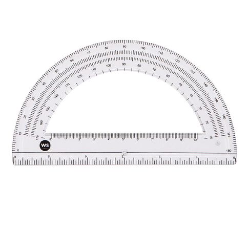 WS Protractor 180 15cm