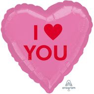 Amscan 45cm Standard I Heart You Candy Heart