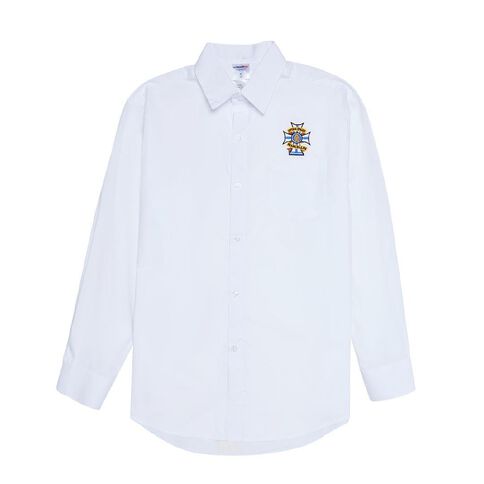 Schooltex Marcellin College Senior Long Sleeve Shirt New Embroidery Schooltex Marcellin College Senior Long Sleeve Shirt New Embroidery