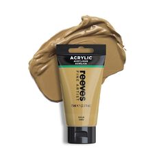 Reeves Acrylic Paint 800 75ml Gold