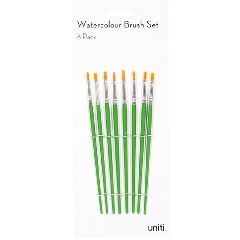 Uniti Watercolour Brush Set 8 Pack