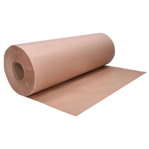 WS Kraft 80gsm Paper Roll 600mm x 5m Brown