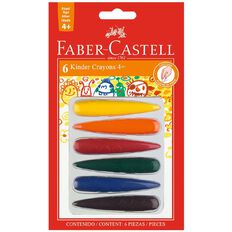 Faber-Castell Early Learning Grip Crayons 6 Pack