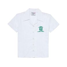 Schooltex Reignier Catholic School Short Sleeve Blouse with Embroidery