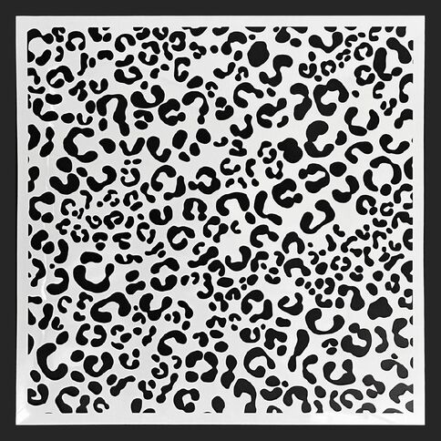 Uniti Stencils Animal Print 4 Set 12 inch