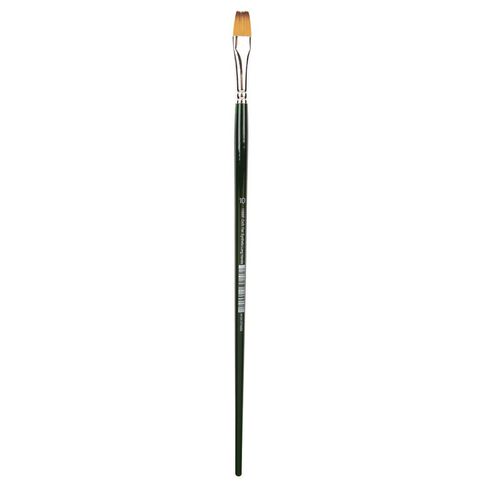 DAS Long Handle Synthetic Flat #10 Gold